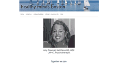 Desktop Screenshot of healthymindsboston.com